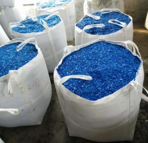 Order HDPE blue Drum Scrap and Regrind flakes 100% pure wholesale